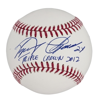 Miguel Cabrera Signed and Inscribed Official Major League Baseball (JSA)